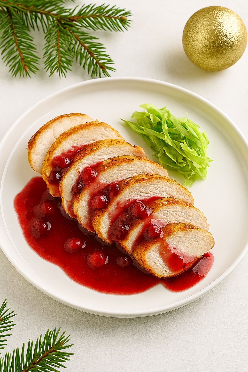 Куриная грудка в клюквенном соусе - рецепт курицы