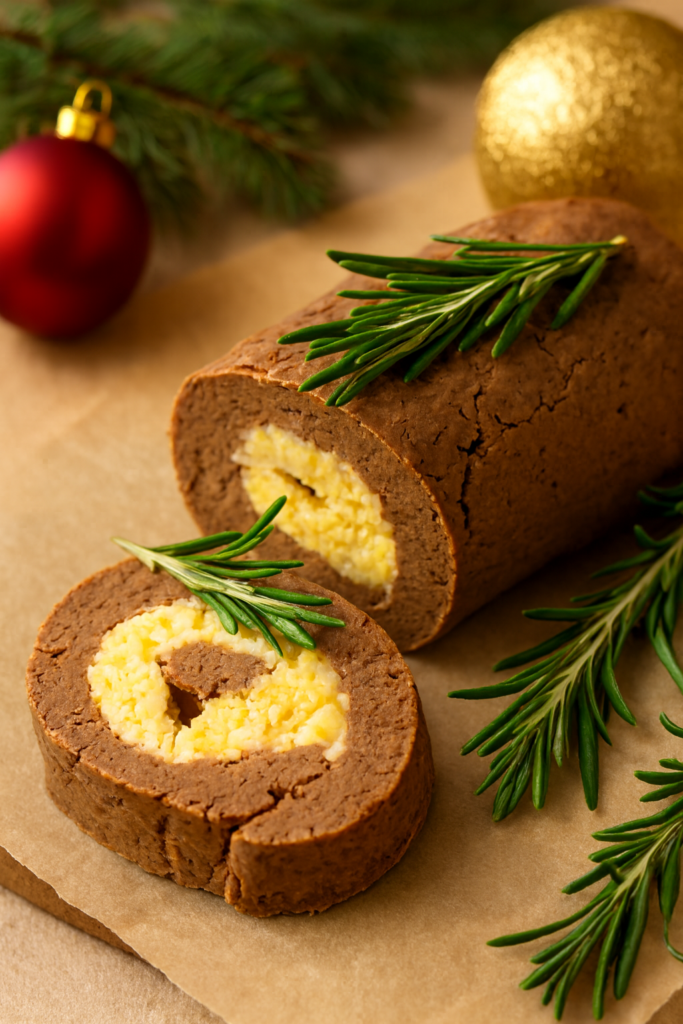 Рулет из куриной печени с сыром и яйцом - рецепт