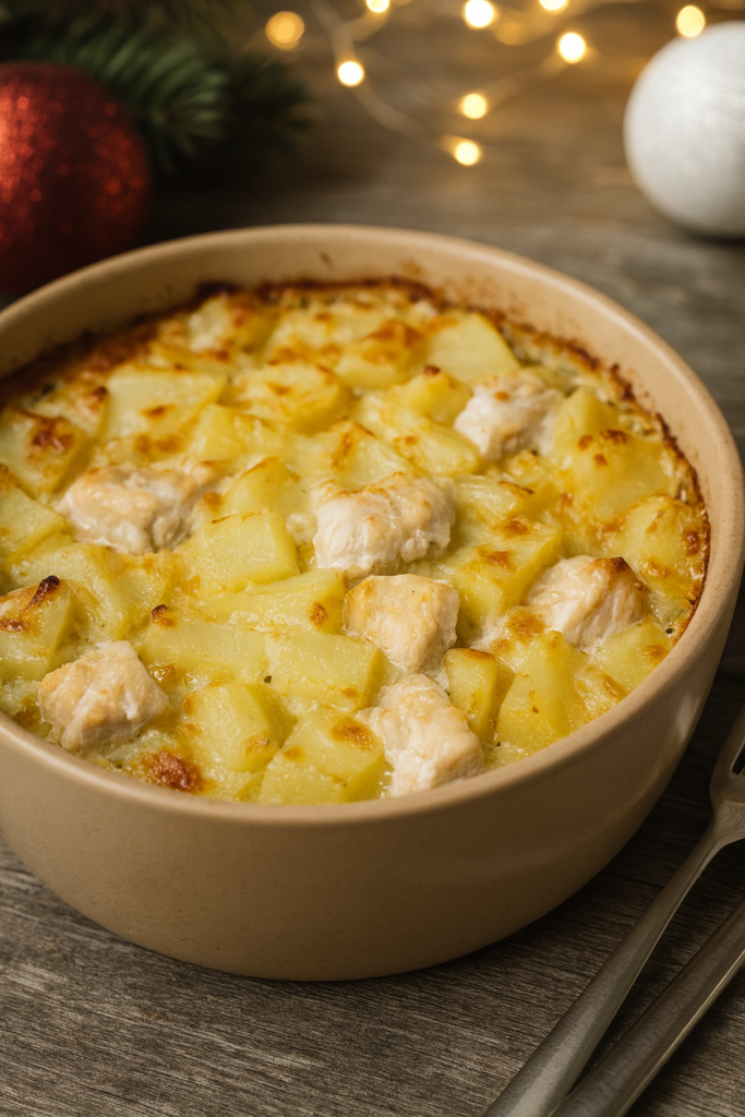 Рыба с картошкой в духовке - рецепт