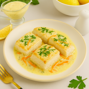 Диетический хек в духовке - рецепт