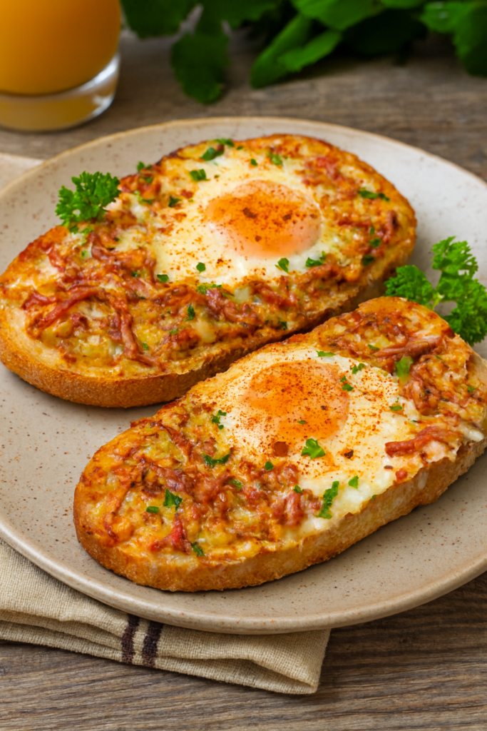 Горячие бутерброды с сыром, сосисками и яйцом - рецепт